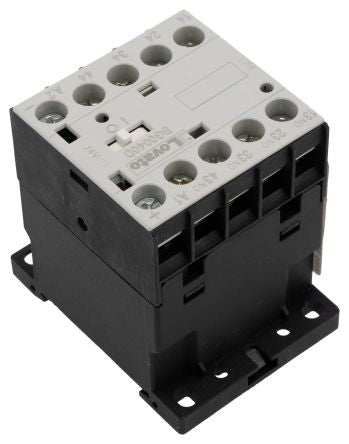 Lovato BG Contactor Relay, 24V dc Coil, 4-Pole, 10 A 24V dc, 4 NO, 690V ac