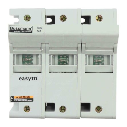 Eaton 60A Fuse Holder for 4.72 x 3.31 in, 3P-Pole, 600V ac/dc