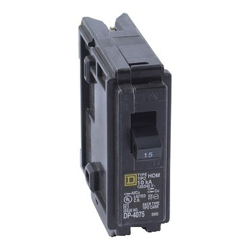 Mini circuit breaker, Homeline, 15A, 1 pole, 120/240VAC, 10kA AIR, standard type, plug in, UL (Mini circuit breaker Homeline) is a Schneider Electric product. Designed for reliable performance and long service life. Available across Iraq — contact us for pricing and delivery options.