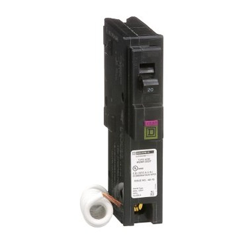 Mini circuit breaker, Homeline, 20A, 1 pole, 120VAC, 10kA AIR, combo ARC/ground fault, plug in, UL [TAA] (Mini circuit breaker Homeline) is a Schneider Electric product. Designed for reliable performance and long service life. Available across Iraq — contact us for pricing and delivery options.
