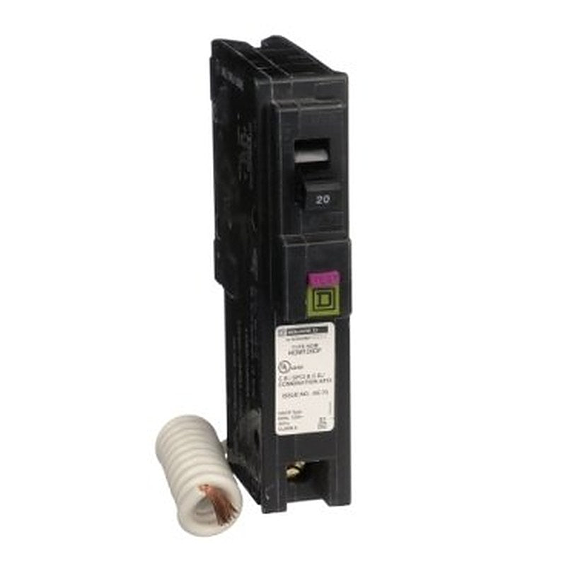 Mini circuit breaker, Homeline, 20A, 1 pole, 120VAC, 10kA AIR, combo ARC/ground fault, plug in, UL [TAA] (Mini circuit breaker Homeline) is a Schneider Electric product. Designed for reliable performance and long service life. Available across Iraq — contact us for pricing and delivery options.