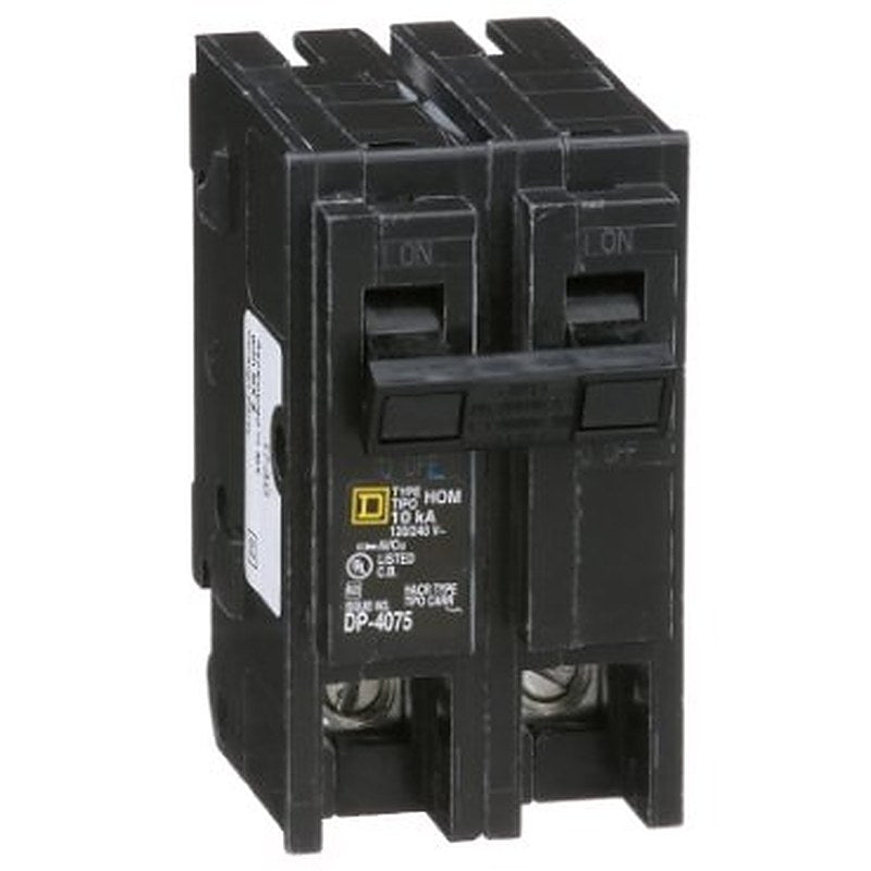 Mini circuit breaker, Homeline, 110A, 2 pole, 120/240VAC, 10kA AIR, standard type, plug in, UL (Mini circuit breaker Homeline) is a Schneider Electric product. Designed for reliable performance and long service life. Available across Iraq — contact us for pricing and delivery options.