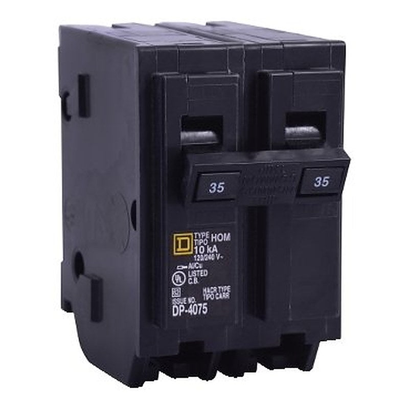 Mini circuit breaker, Homeline, 35A, 2 pole, 120/240VAC, 10kA AIR, standard type, plug in, UL (Mini circuit breaker Homeline) is a Schneider Electric product. Designed for reliable performance and long service life. Available across Iraq — contact us for pricing and delivery options.