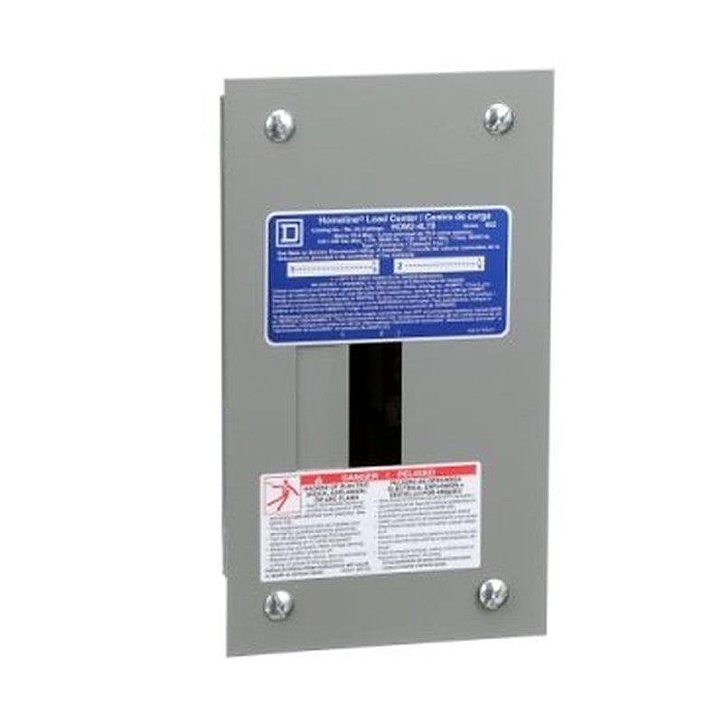 Load center, Homeline, 1 phase, 2 spaces, 4 circuits, 70A fixed main lugs, NEMA1, flush cover (Load center Homeline) is a Schneider Electric product. Designed for reliable performance and long service life. Available across Iraq — contact us for pricing and delivery options.