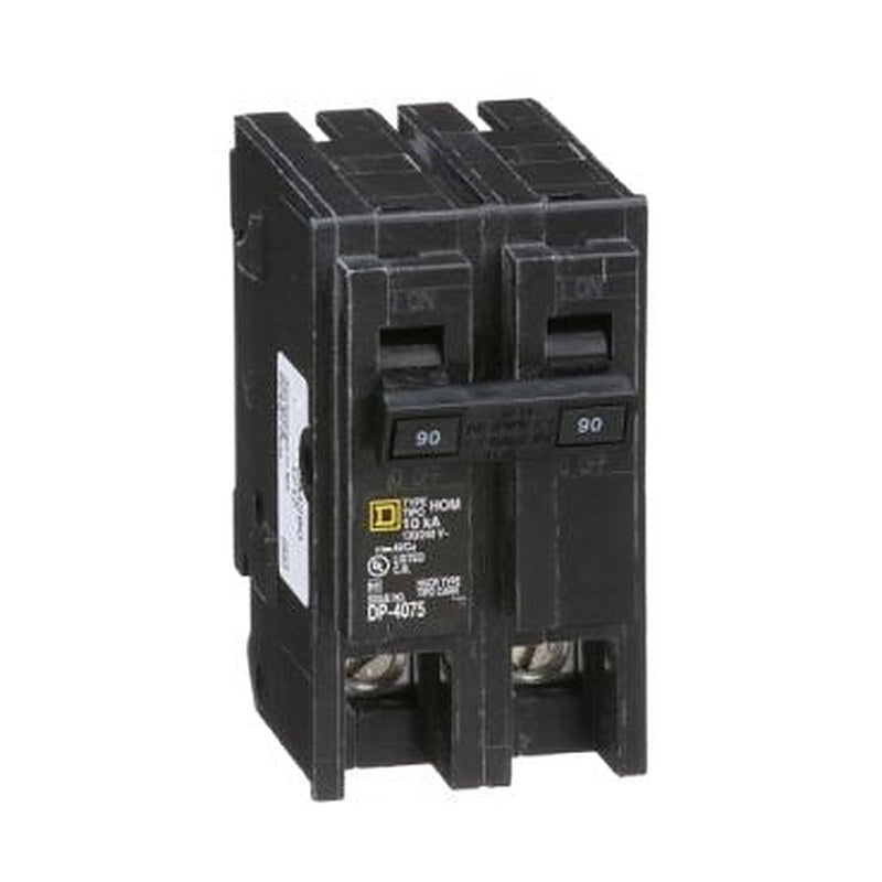 Mini circuit breaker, Homeline, 90A, 2 pole, 120/240VAC, 10kA AIR, standard type, plug in, UL (Mini circuit breaker Homeline) is a Schneider Electric product. Designed for reliable performance and long service life. Available across Iraq — contact us for pricing and delivery options.