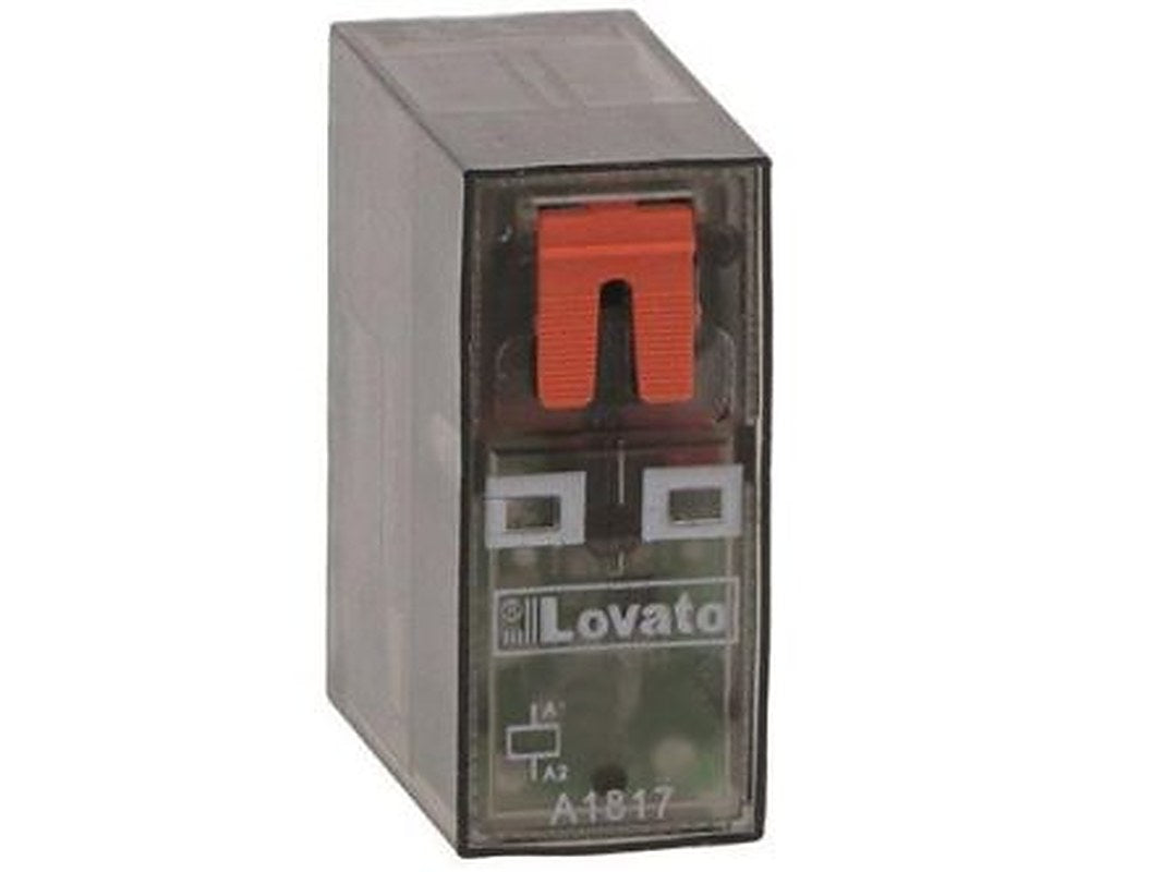 Lovato DIN Rail Non-Latching Relay, 110V dc Coil, 8A Switching Current, DPDT