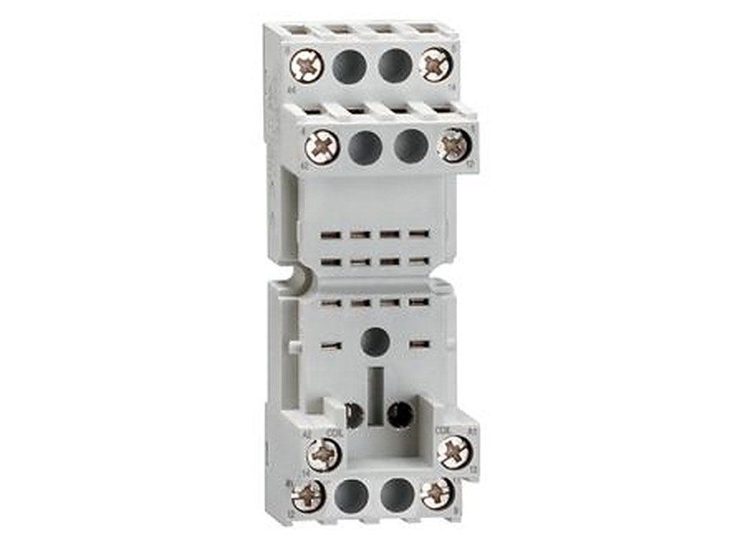 Lovato HR 4 Way 230V ac DIN Rail Relay Socket, for use with HR SERIES