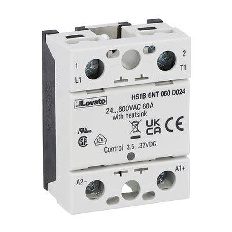 Lovato HS1B Series Relay, 90 A Load, Screw Mount, 600 V Load, 280V Control