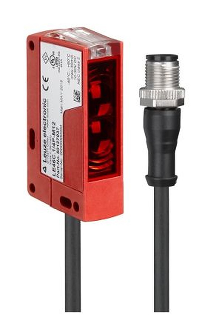 Leuze Diffuse Reflection Photoelectric Sensor, Rectangular Sensor