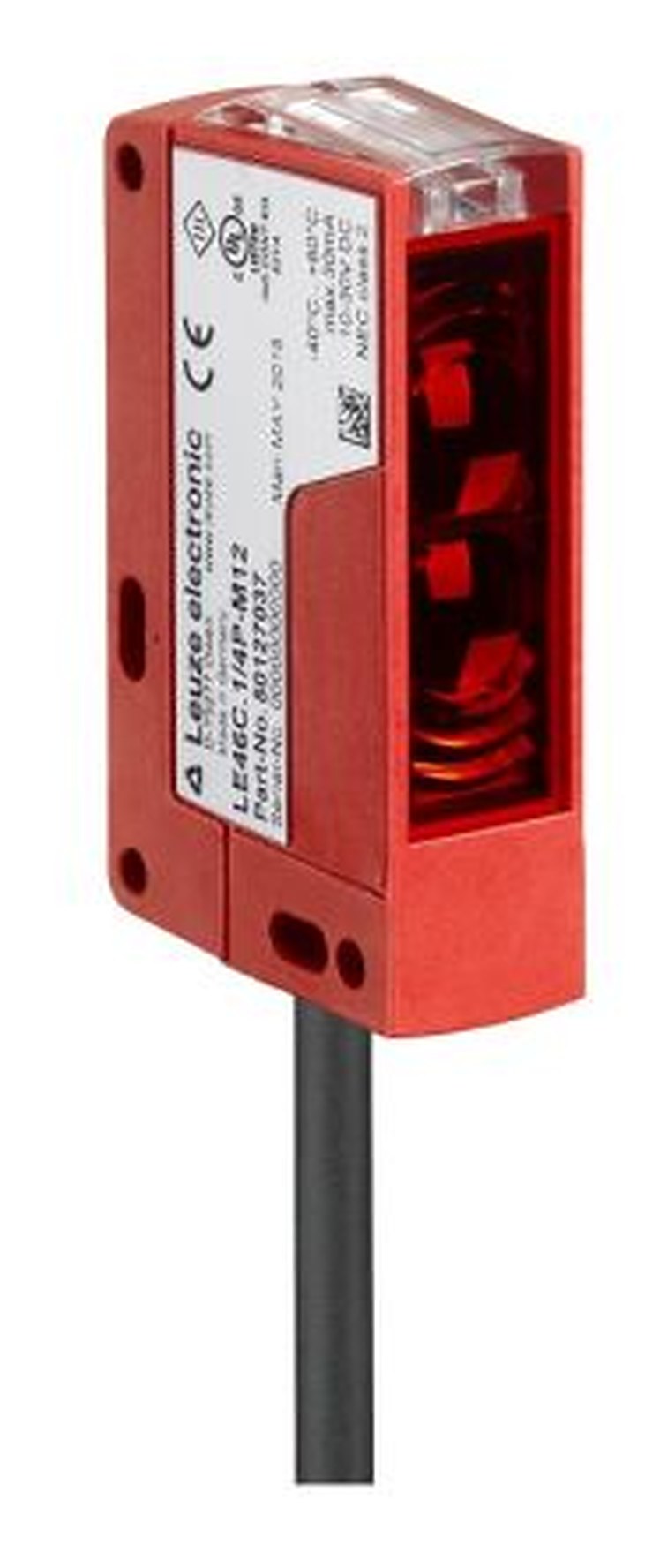 Leuze Diffuse Reflection Photoelectric Sensor, Rectangular Sensor