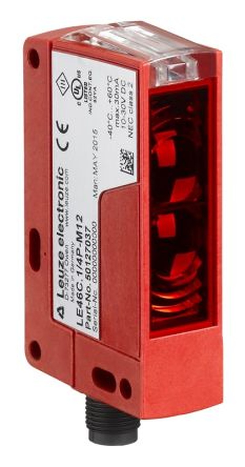 Leuze Diffuse Reflection Photoelectric Sensor, Rectangular Sensor