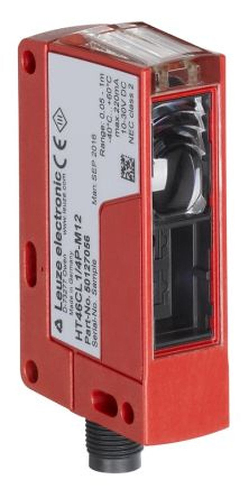 Leuze Diffuse Reflection Photoelectric Sensor, Rectangular Sensor