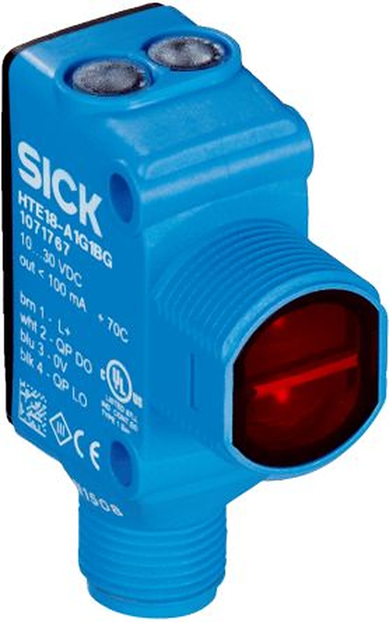 SICK Background Suppression Photoelectric Sensor, Barrel Sensor