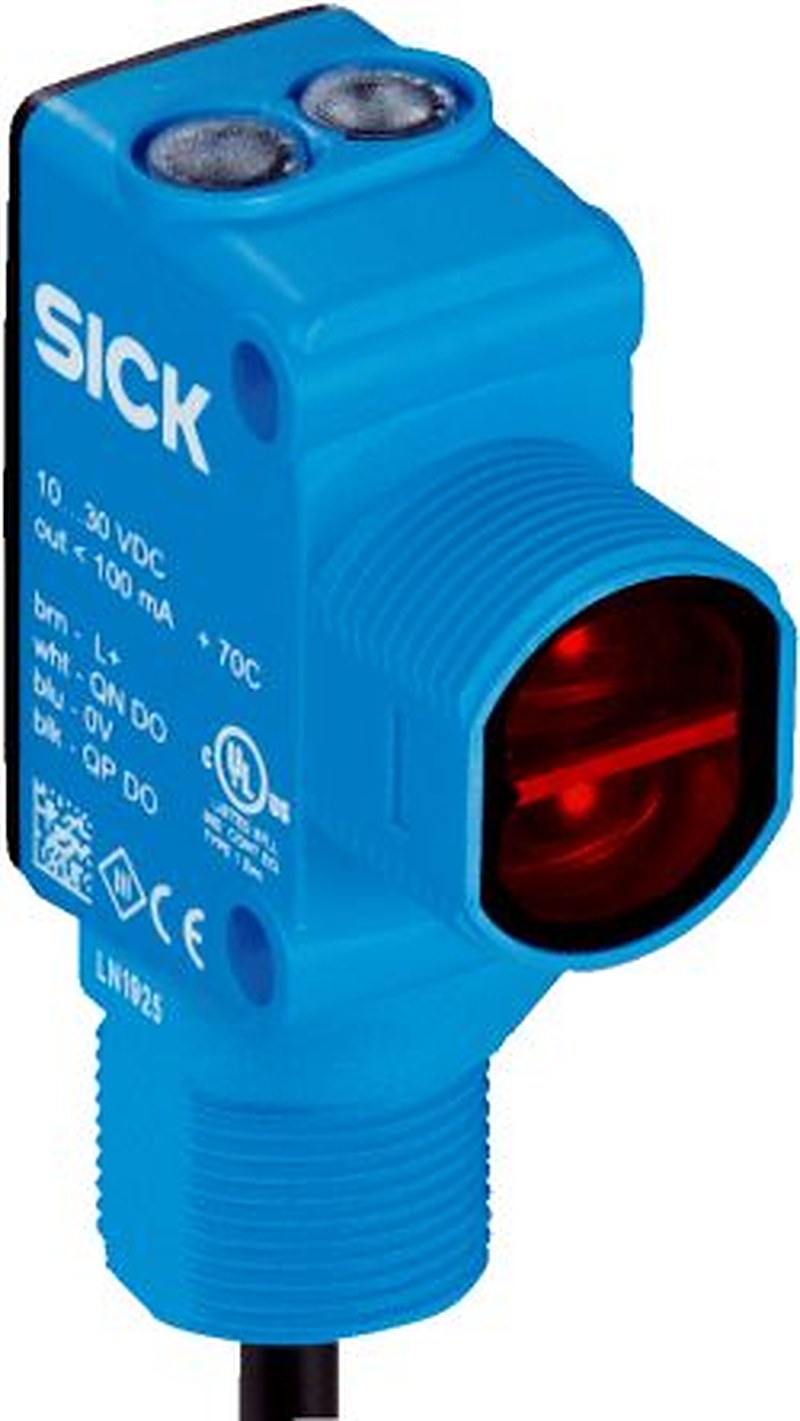 SICK Background Suppression Photoelectric Sensor, Block Sensor