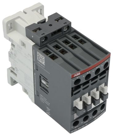 ABB AF26 Contactor, 250V ac/dc, 500 V ac/dc Coil, 4-Pole, 45 A, 11 kW 500V, 4 NO, 690V ac