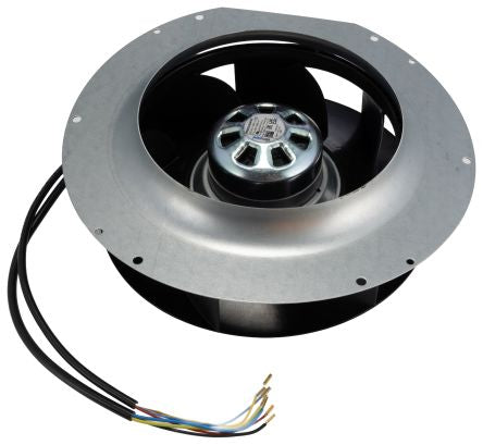 ebm-papst RadiCal Series Centrifugal Centrifugal Fan, 230V ac, 1015 m³/h, AC Operation x 220mm x 71 mm