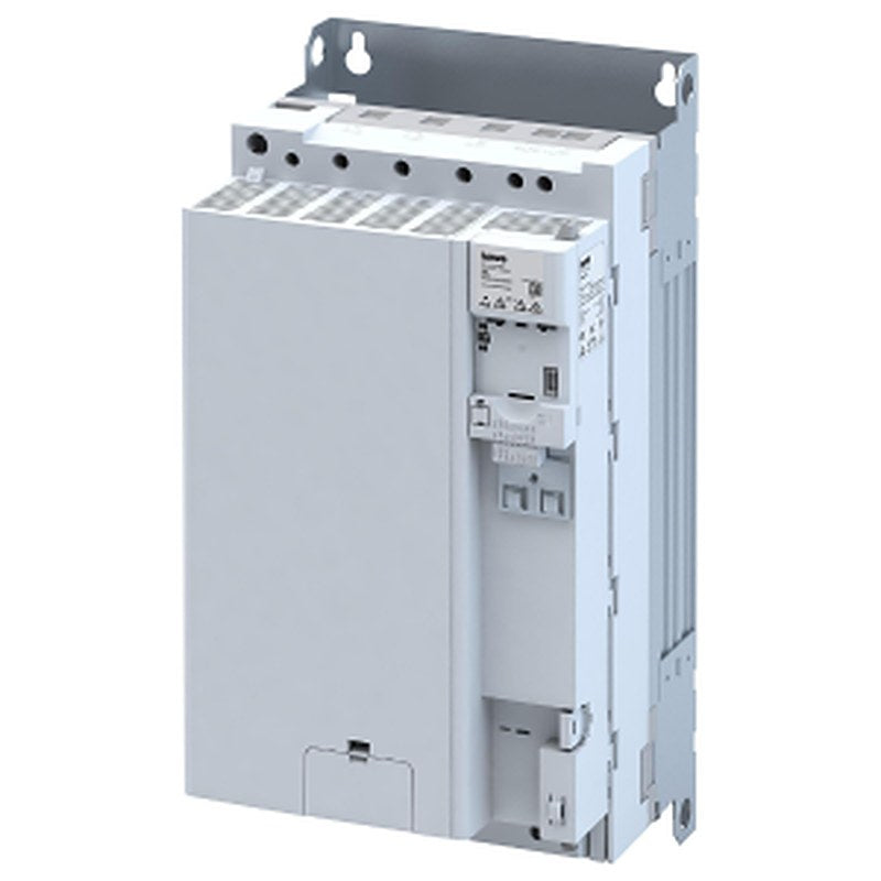Mains voltage: 3 AC 400/480; Power - Heavy Duty [hp]: 60.0; Fieldbus: Without; Safety module: Without safety technology; I/O module designation: [Standard-I/O]