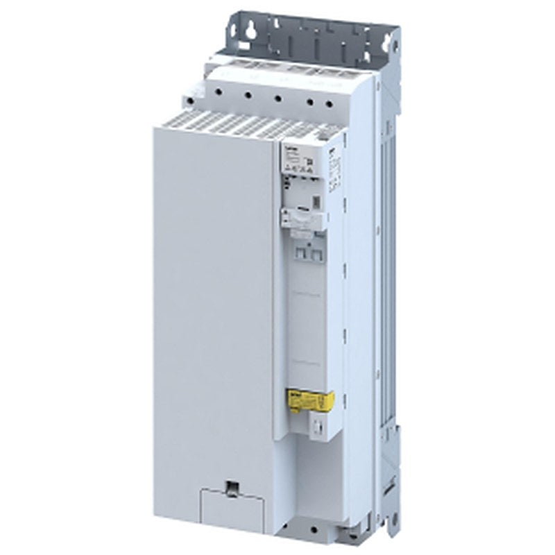 Mains voltage: 3 AC 400/480; Power - Heavy Duty [hp]: 150.0; Fieldbus: Without; Safety module: Basic Safety - STO; I/O module designation: [Standard-I/O]