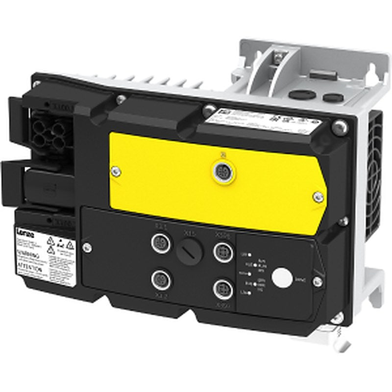 Mains voltage: 3 AC 400/480; Power - Heavy duty (hp): 4.0; Fieldbus: EtherNet/IP; Safety module: Basic Safety - STO; Extension box: Without extension box; Design/mounting: Wall