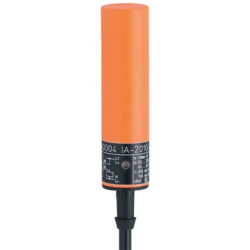 ifm electronic IA0018 Barrel Inductive Proximity Sensor 2-Wire IA0 250V ac/dc 10 mm 250 V ac 250 V dc 100mA