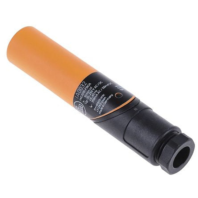 ifm electronic IA0032 Threaded Barrel Inductive Proximity Sensor, M16 2-Wire 250V ac/dc 10 mm 250 V ac 250 V dc 100mA,