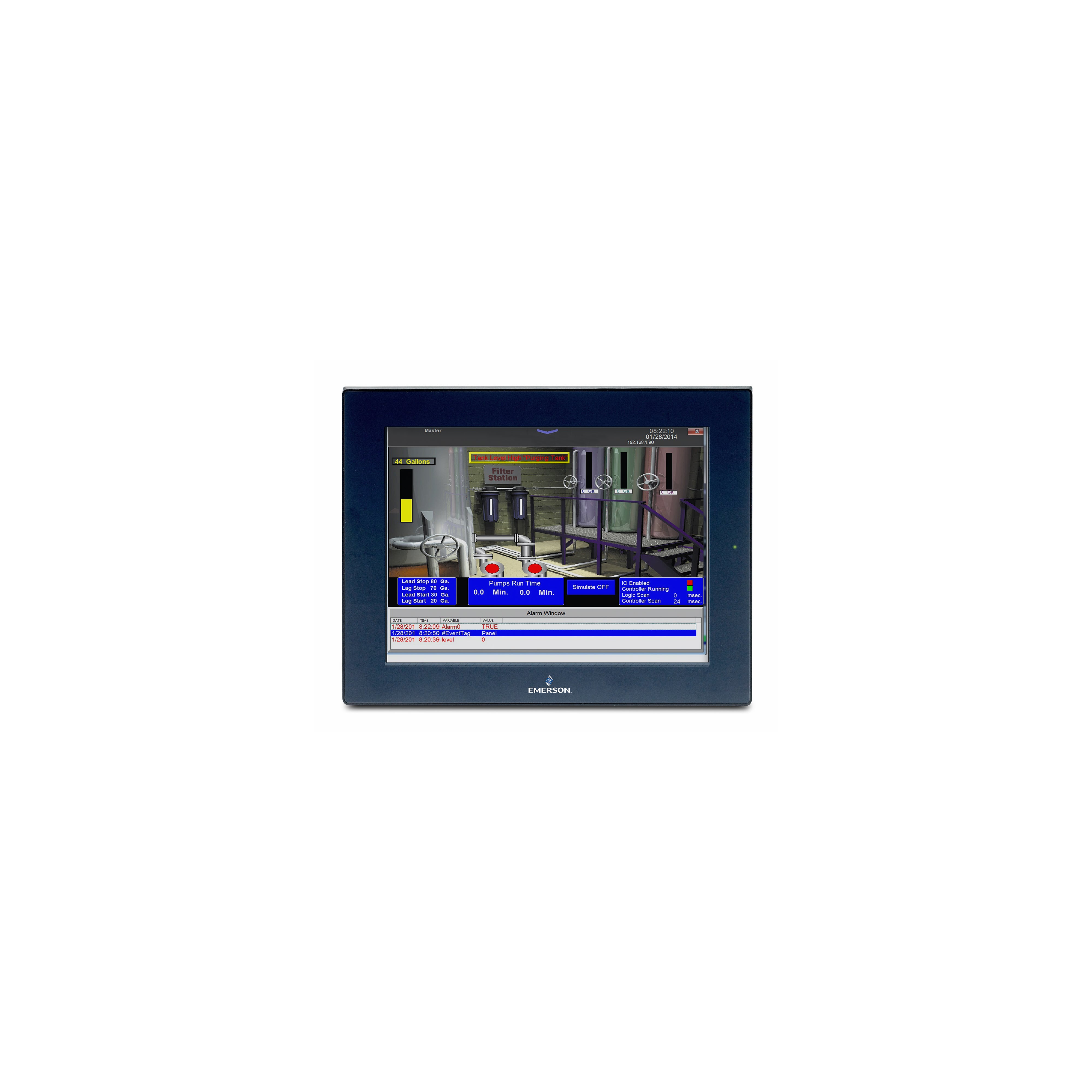 IC755CSS06RDACA - QuickPanel+ 6" screen with confo