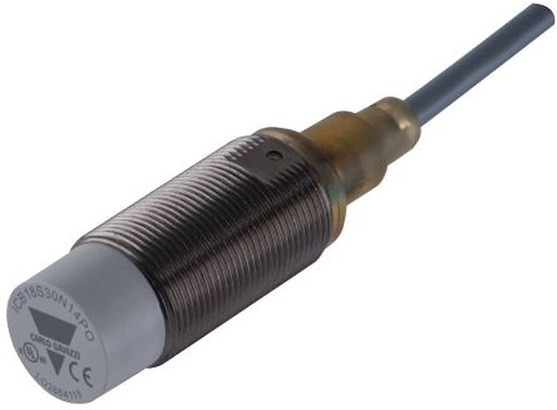 Carlo Gavazzi ICB18S30N08PO Threaded Barrel Inductive Proximity Sensor, M18 PNP ICB18 36V dc 8 mm 36 V dc 200mA