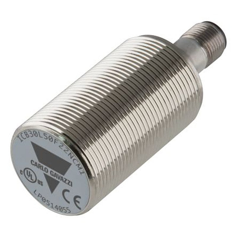Carlo Gavazzi ICB30L50F10POM1 Threaded Barrel Inductive Proximity Sensor, M30 PNP ICB30 36V dc 10 mm 36 V dc 200mA