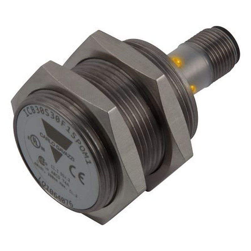 Carlo Gavazzi ICB30S30F10NOM1 Threaded Barrel Inductive Proximity Sensor, M30 NPN ICB30 36V dc 10 mm 36 V dc 200mA