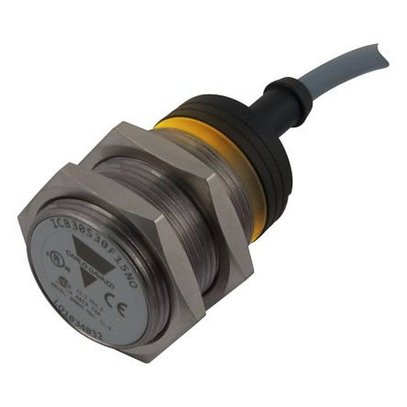 Carlo Gavazzi ICB30S30F15NO Threaded Barrel Inductive Proximity Sensor, M30 NPN ICB30 36V dc 15 mm 36 V dc 200mA