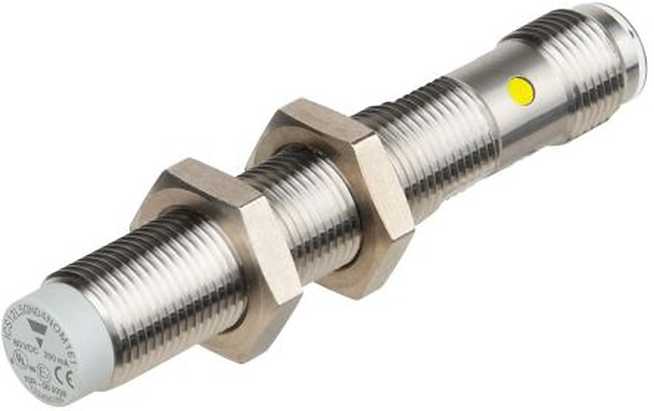 Carlo Gavazzi ICS12L50N08POM1E1 Threaded Barrel Inductive Proximity Sensor, M12 PNP ICS12 60V dc 8 mm 60 V dc 200mA