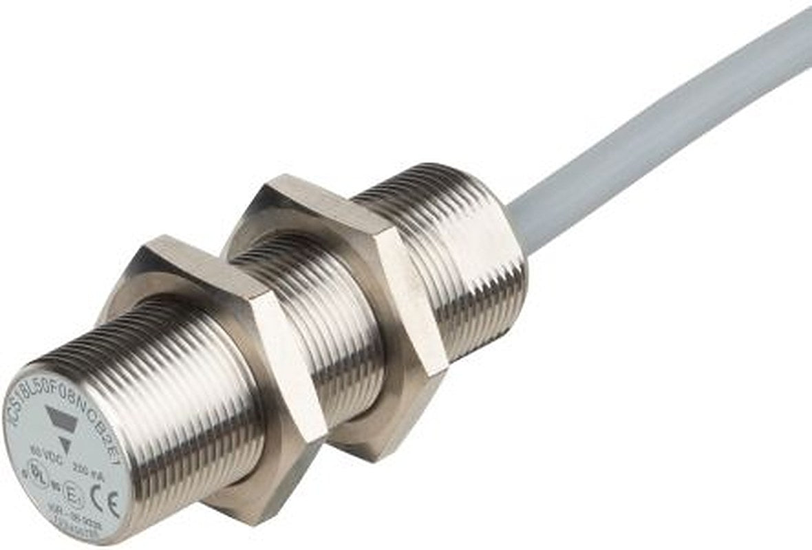 Carlo Gavazzi ICS18L50F08NOB2E1 Threaded Barrel Inductive Proximity Sensor, M18 NPN ICS18 60V dc 8 mm 60 V dc 200mA