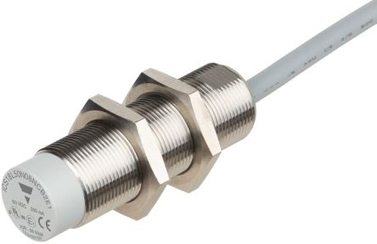Carlo Gavazzi ICS18L50N14NCB2E1 Threaded Barrel Inductive Proximity Sensor, M18 NPN ICS18 60V dc 14 mm 60 V dc 200mA