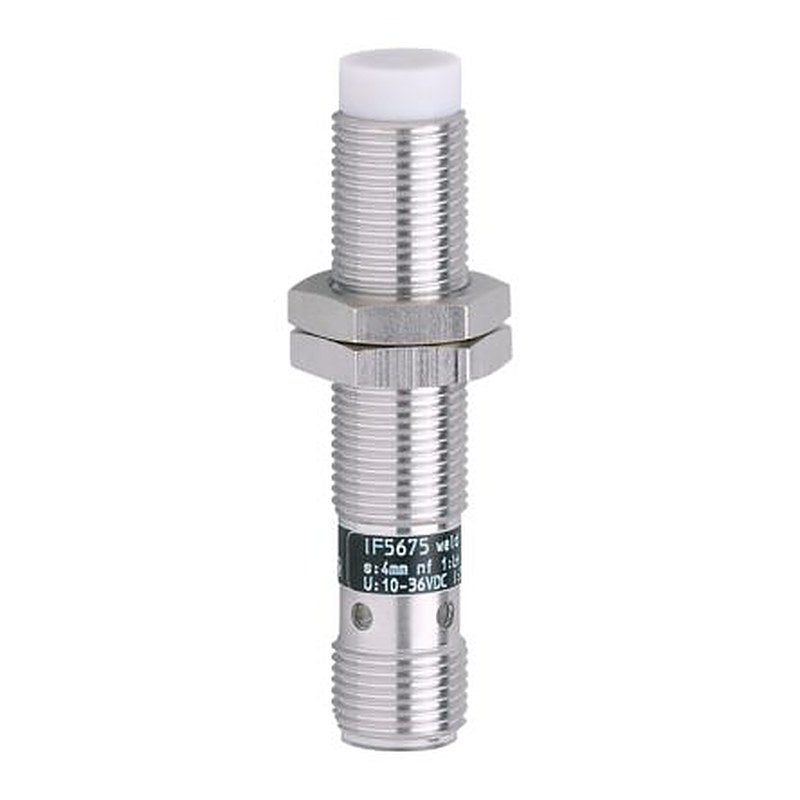 ifm electronic IF5675 Threaded Barrel Inductive Proximity Sensor, M12 x 1 PNP IF5 36V dc 4 mm 36 V dc 250mA