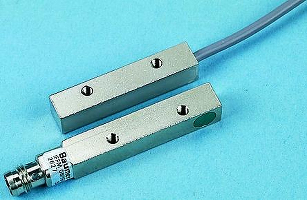 Baumer IFFM 08P1501/O1S35L Block Inductive Proximity Sensor, M8 x 1 NPN 30V 1.5 mm 30 V dc 200mA