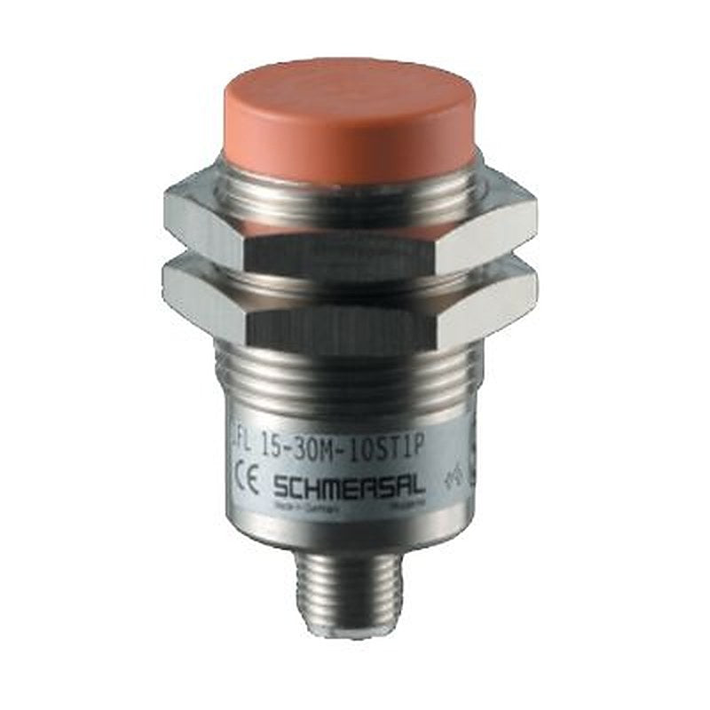 Schmersal IFL 15-30M-10ST1P Threaded Barrel Inductive Proximity Sensor, M30 PNP IFL 250V ac 15 mm 30 V dc 200mA