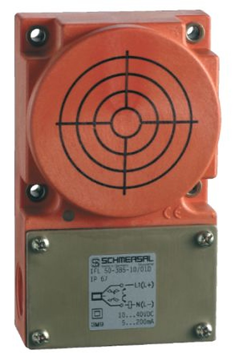 Schmersal IFL 50-385-10/01D Rectangular Inductive Proximity Sensor, M20 2-Wire IFL 250V ac 50 mm 40 V dc 200mA