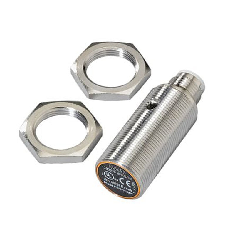 ifm electronic IG5495 Threaded Barrel Inductive Proximity Sensor, M18 PNP IG5 30V dc 5 mm 30 V dc 100mA