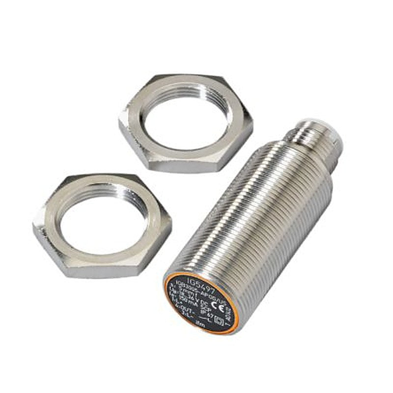 ifm electronic IG5793 Threaded Barrel Inductive Proximity Sensor, M18 x 1 PNP IG5 30V dc 5 mm 30 V dc 100mA