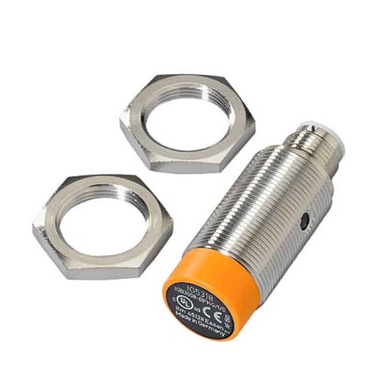 ifm electronic IG5817 Threaded Barrel Inductive Proximity Sensor, M18 x 1 PNP IG5 36V 8 mm 36 V dc 125mA