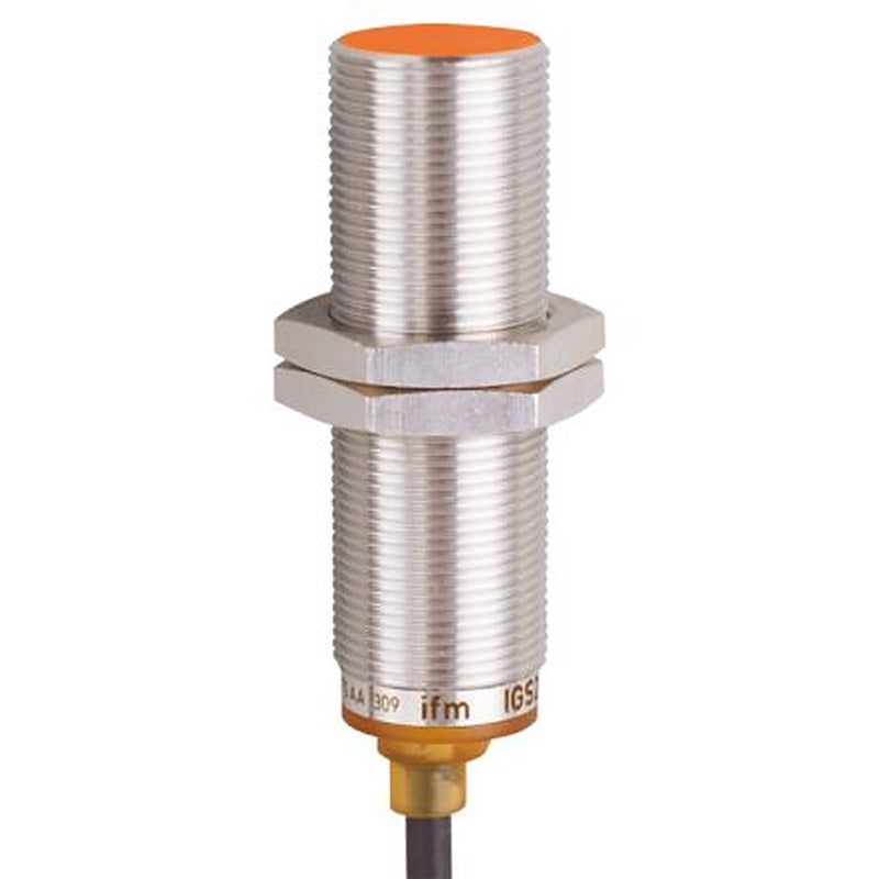 ifm electronic IGS267 Threaded Barrel Inductive Proximity Sensor, M18 x 1 PNP IGS 10V 8 mm 32 V dc 100mA