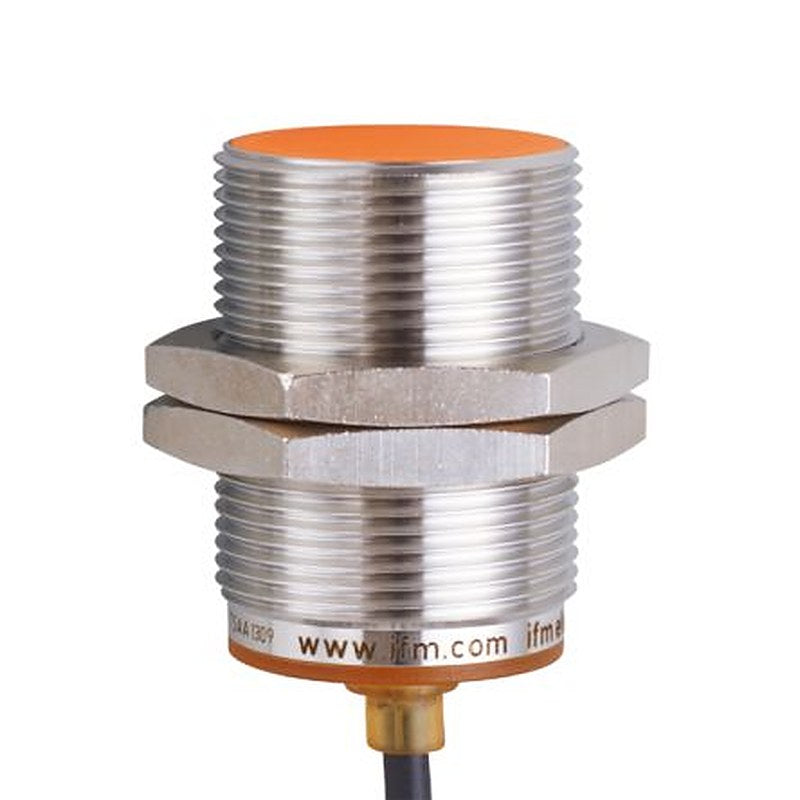 ifm electronic IIS244 Threaded Barrel Inductive Proximity Sensor, M30 x 1.5 NPN IIS 30V dc 15 mm 30 V dc 100mA