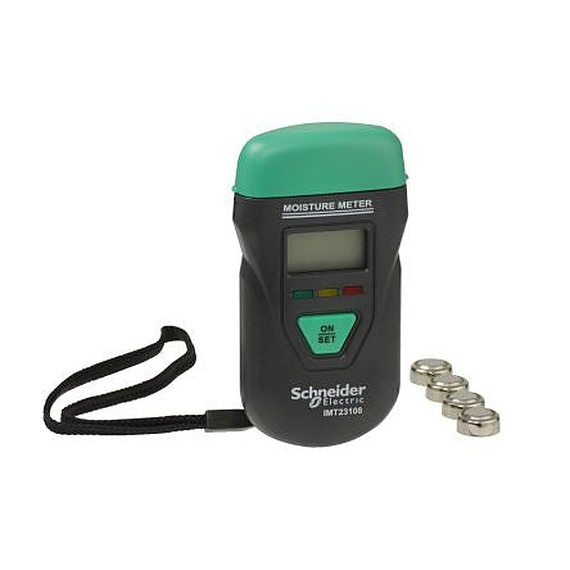 Schneider Electric IMT23208 Moisture Meter, LCD Display, Battery-Powered
