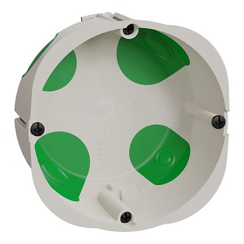 Schneider Electric Multifix Series Polypropylene Box for Use with 20 A Steckdose, 32 A Steckdose x 88 mm x 84mm