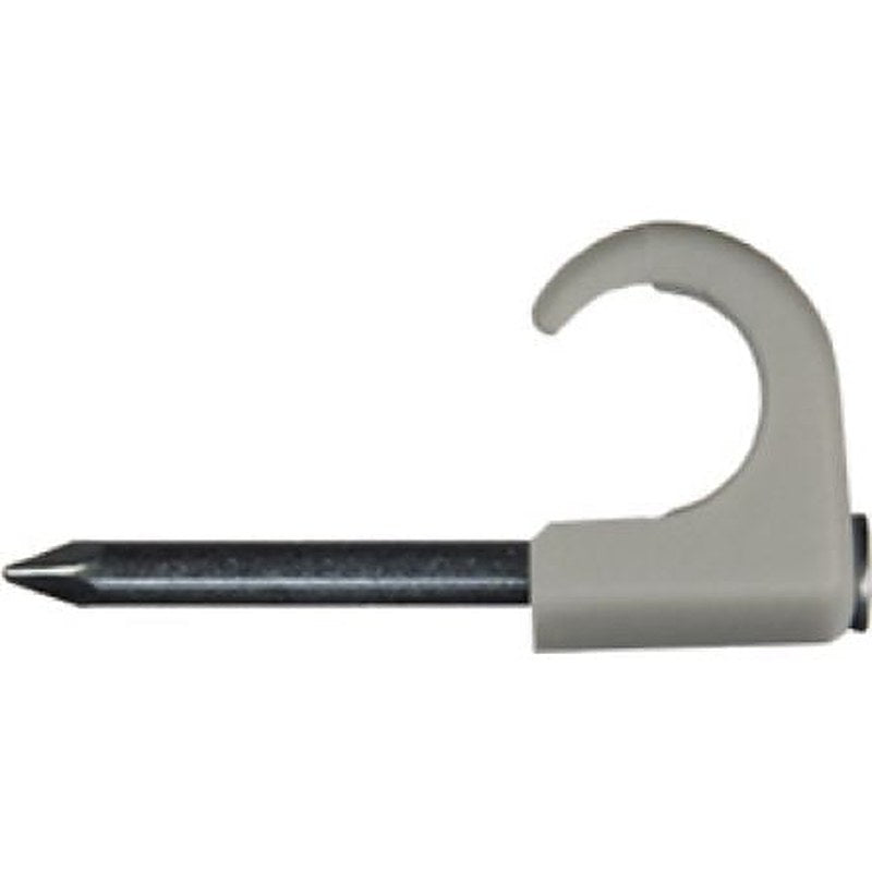 Schneider Electric Light Grey Polypropylene Cable Clip & Clamp, 2 mm Max. Bundle Nail 25 mm 16 mm