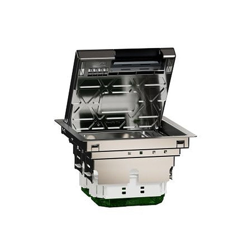 Schneider Electric Grey 4 Compartment, 200 mm x 200mm 82 mm