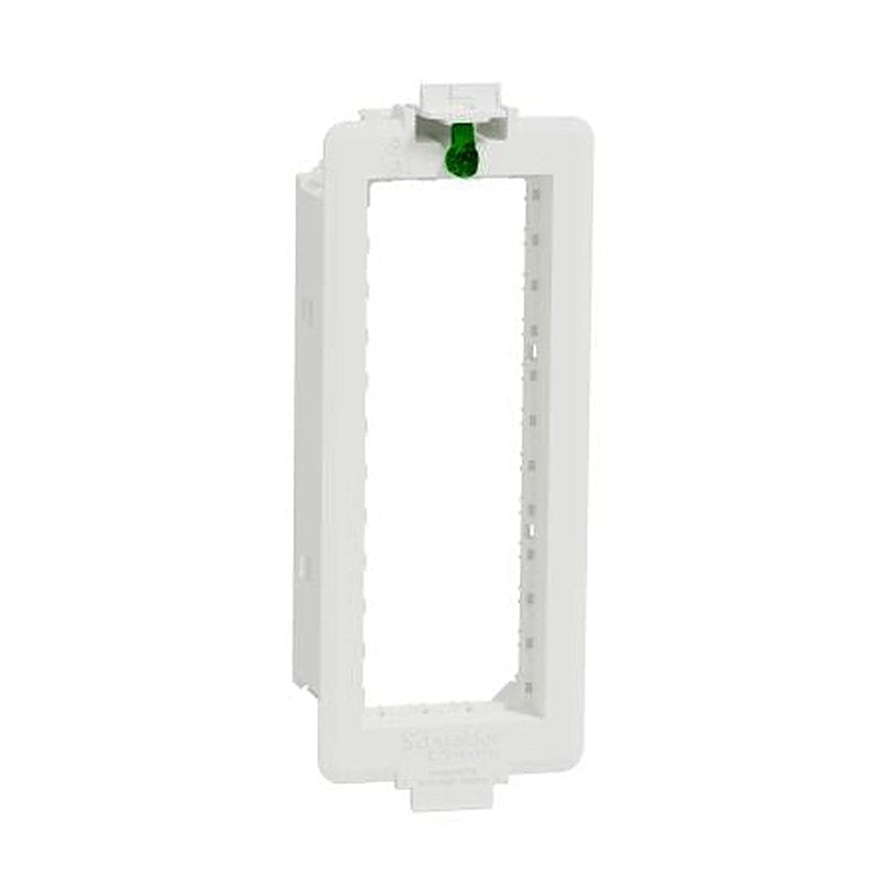 Schneider Electric White Cover Plate Plastic Mounting Frame