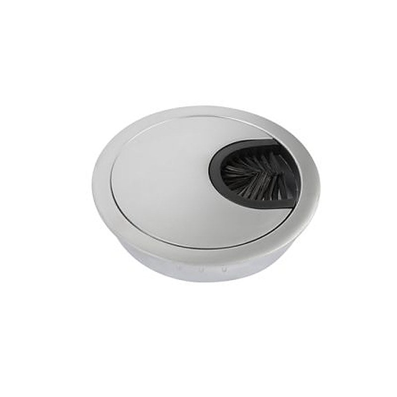 Schneider Electric Unica System+ White Aluminium 60 mm Cable Grommet for 8 mm Cable Dia. INS61213