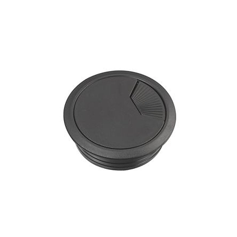 Schneider Electric Unica System+ Black Plastic 60 mm Cable Grommet for 8 mm Cable Dia. INS61215