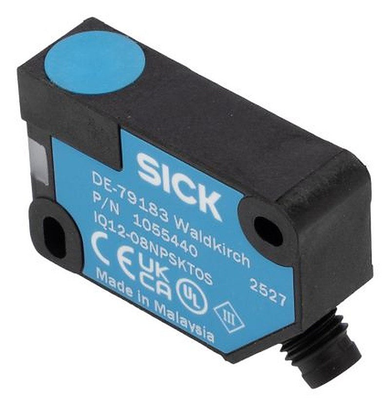 SICK IQ12-08NPSKT0S Rectangular Inductive Proximity Sensor, M3 PNP IQ12 30V 8 mm 30 V dc 200mA